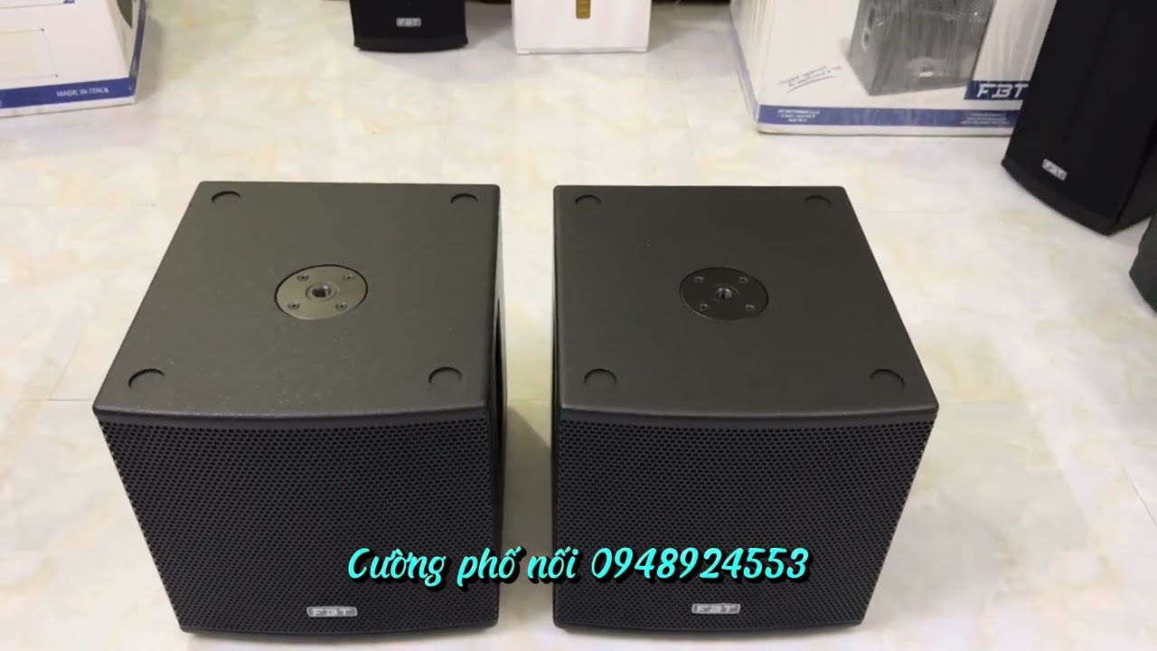 FBT subline 112sa.  Giải pháp âm trầm cho hệ thống karaoke chuyên nghiệp