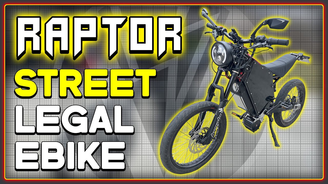 Street Legal High Power Ebike - Project Raptor - 10kw Lighting Rods IPM Mid-Drive