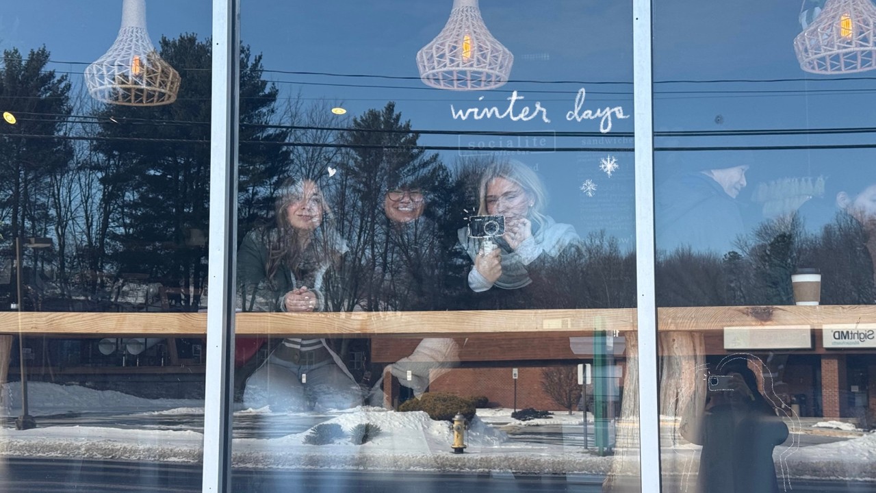 winter days away from home