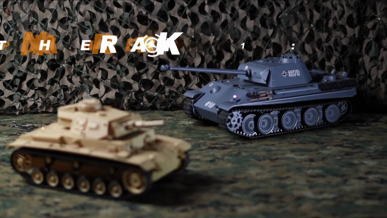 RC Panzer og Panther tanks p&aring; Rodes.dk