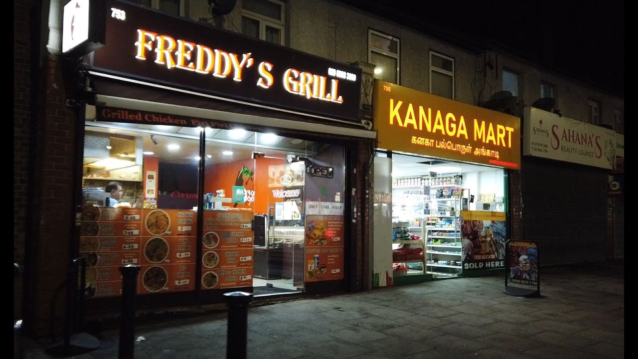 SUDBURY Wembley Shopping Street NIGHT Walk (London Lockdown) 🇬🇧