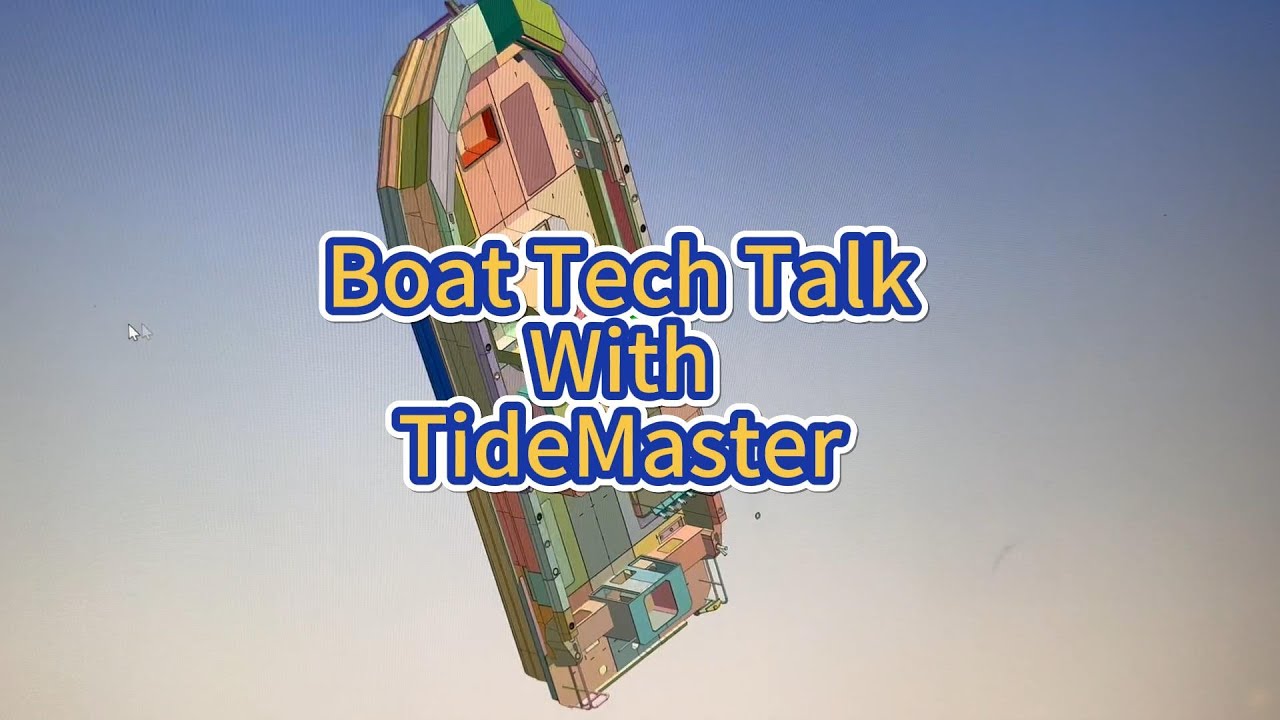Boat Tech Talk about TIdeMaster Cat 38 boat.