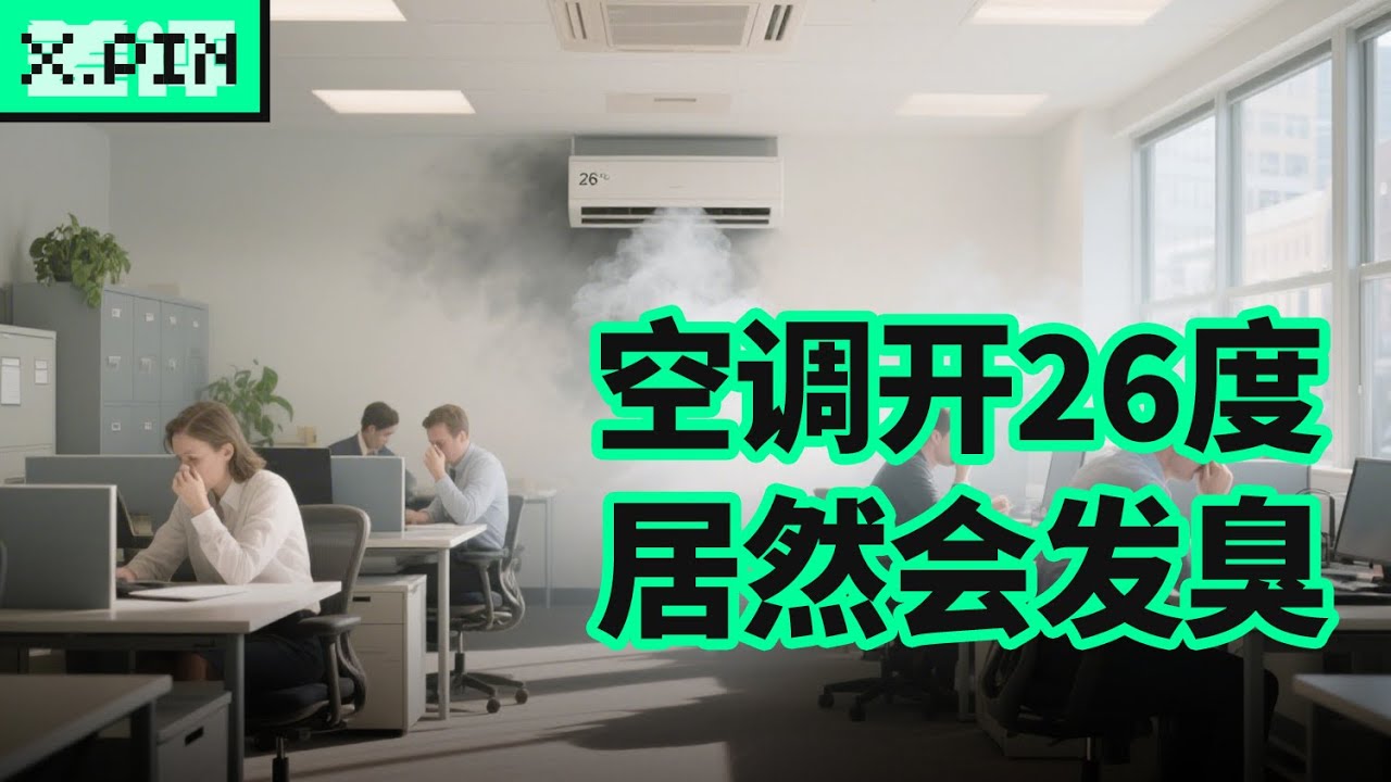 空调开到26度就发臭？这还真不是你鼻子出幻觉了！Does the air conditioner smell bad when set to 26 degrees?【差评君】