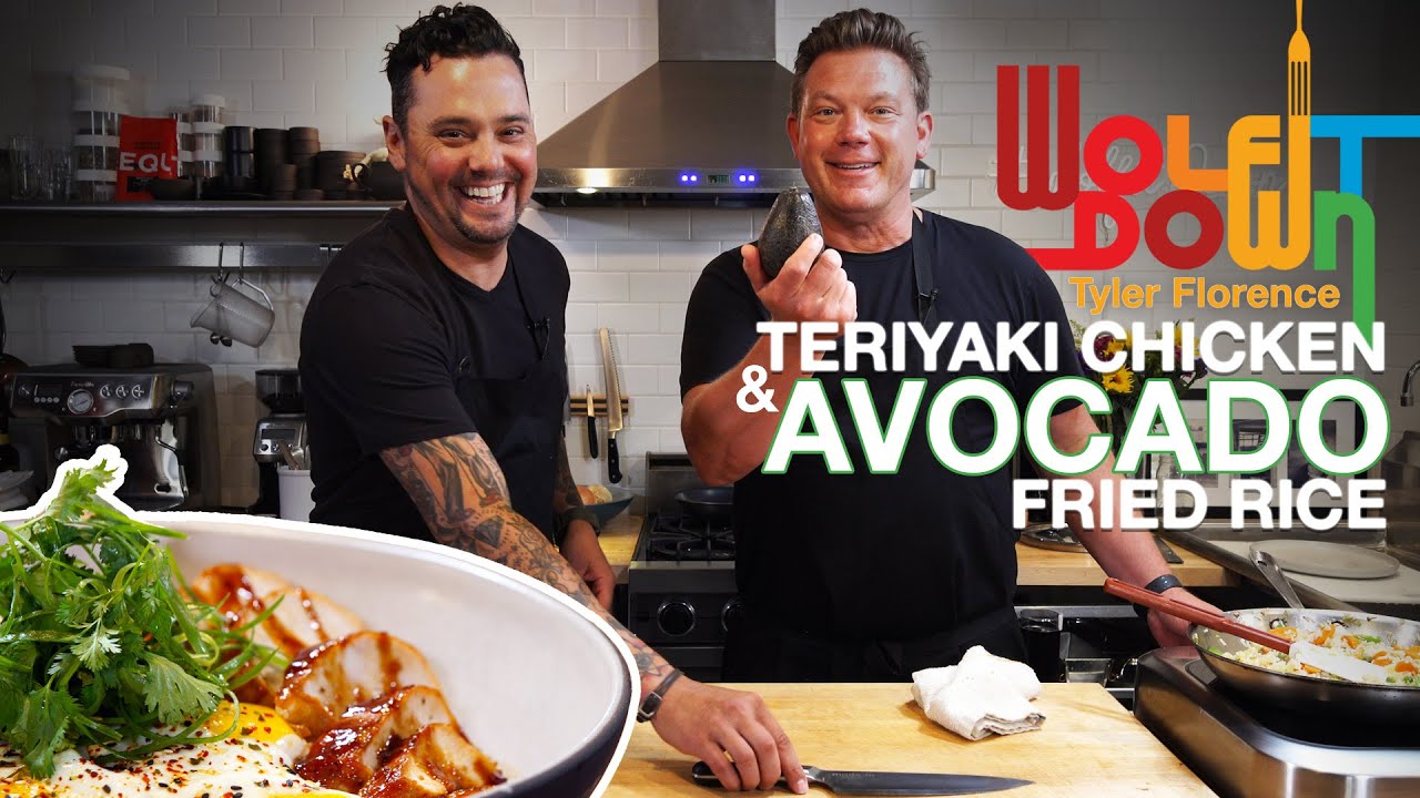 Teriyaki Chicken with Avocado Fried Rice