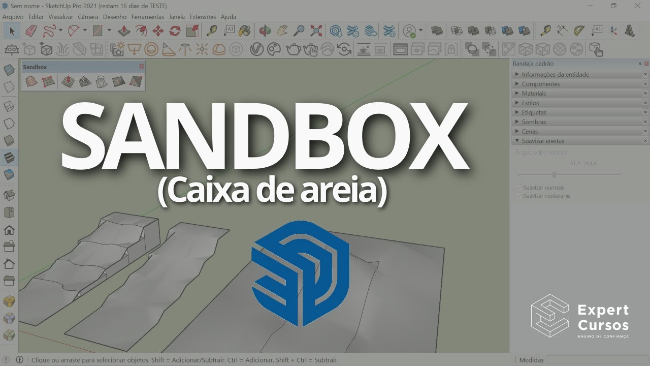 Caixa de Areia no SketchUp (SANDBOX)