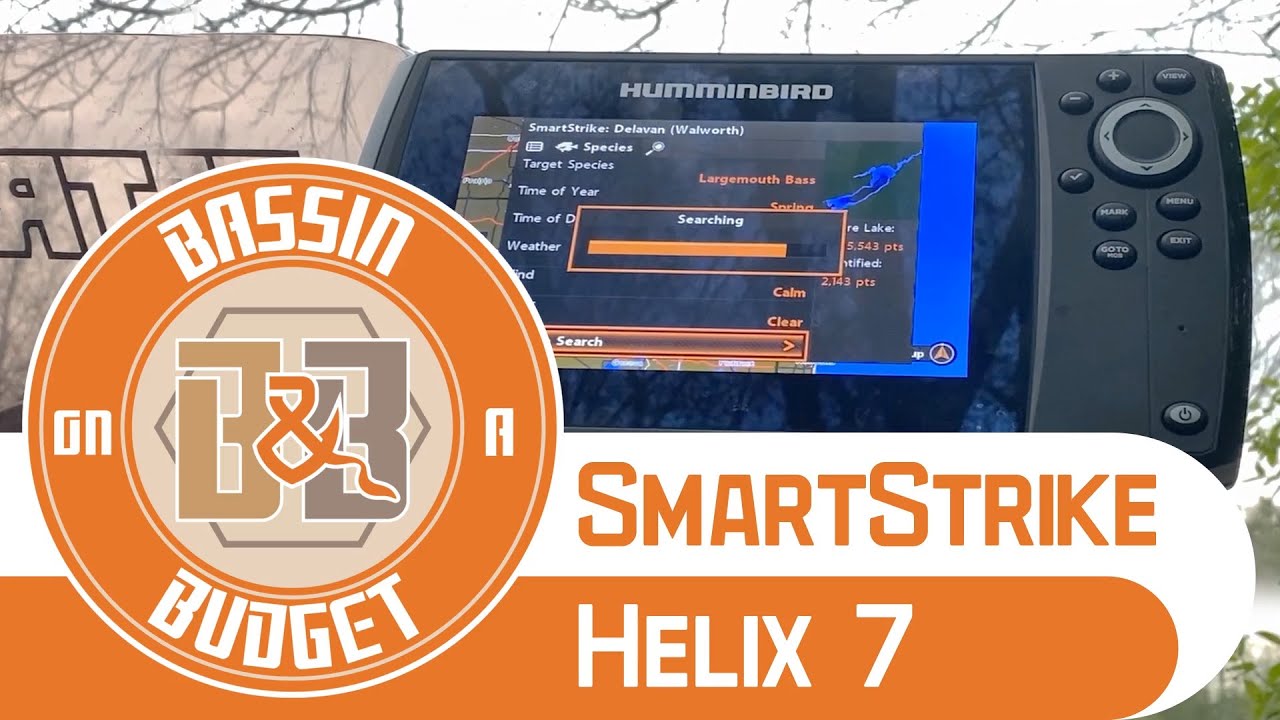 Bassin on a Budget, Lake Master Smartstrike on the Helix 7