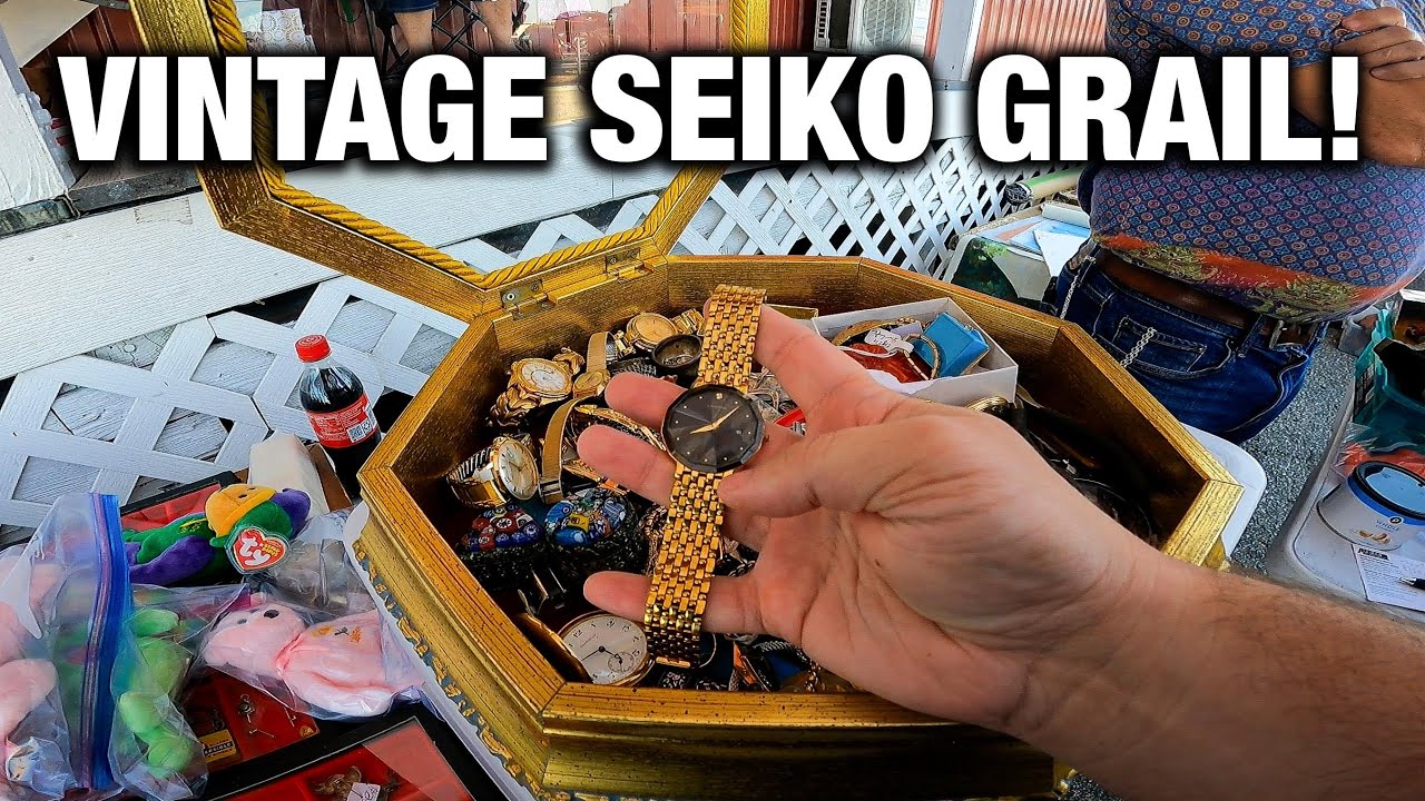 Покупка РЕДКИХ винтажных часов Seiko Lassale на блошином рынке!
