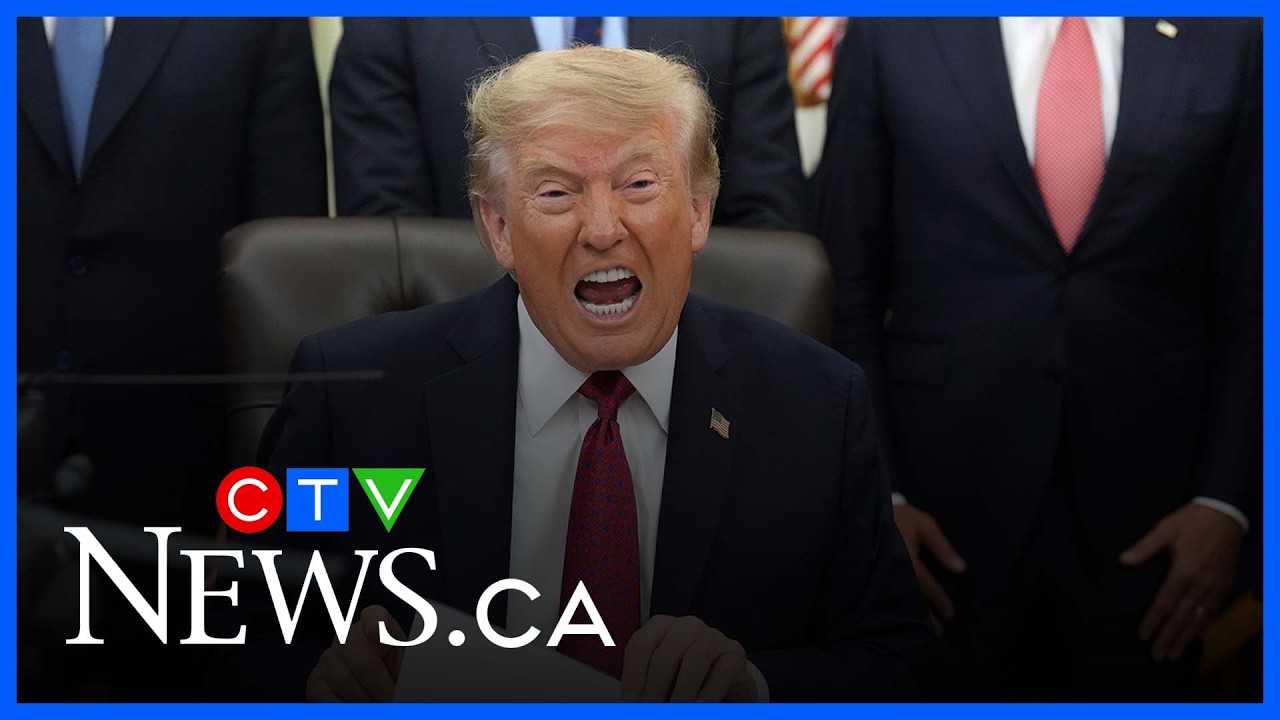 Трамп продолжает серию постов в соцсетях против Канады в преддверии ответных пошлин для США