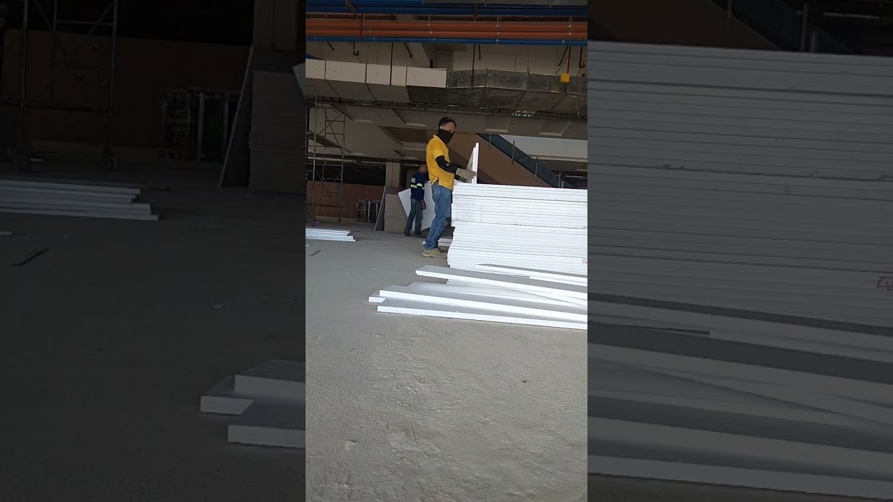 Ducting insulation styrofoam...