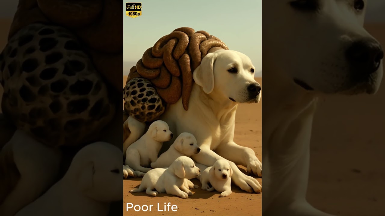 Millions of Snake Parasites Attack Stray Dog and Puppies &mdash; Rescue Team Saves Them  #rescueefforts