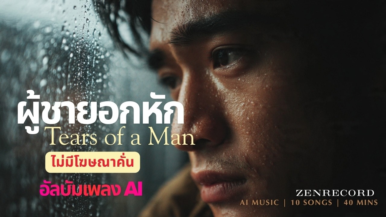 รวมเพลง AI ผู้ชายอกหัก 10 เพลง ฟังยาวๆ ไม่มีโฆษณาคั่น #เพลงเพราะๆ #เพลงเศร้าๆอกหัก