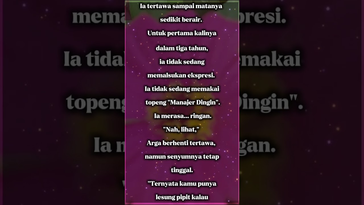 Mencairnya Hati Sang Nona Dingin Part 3