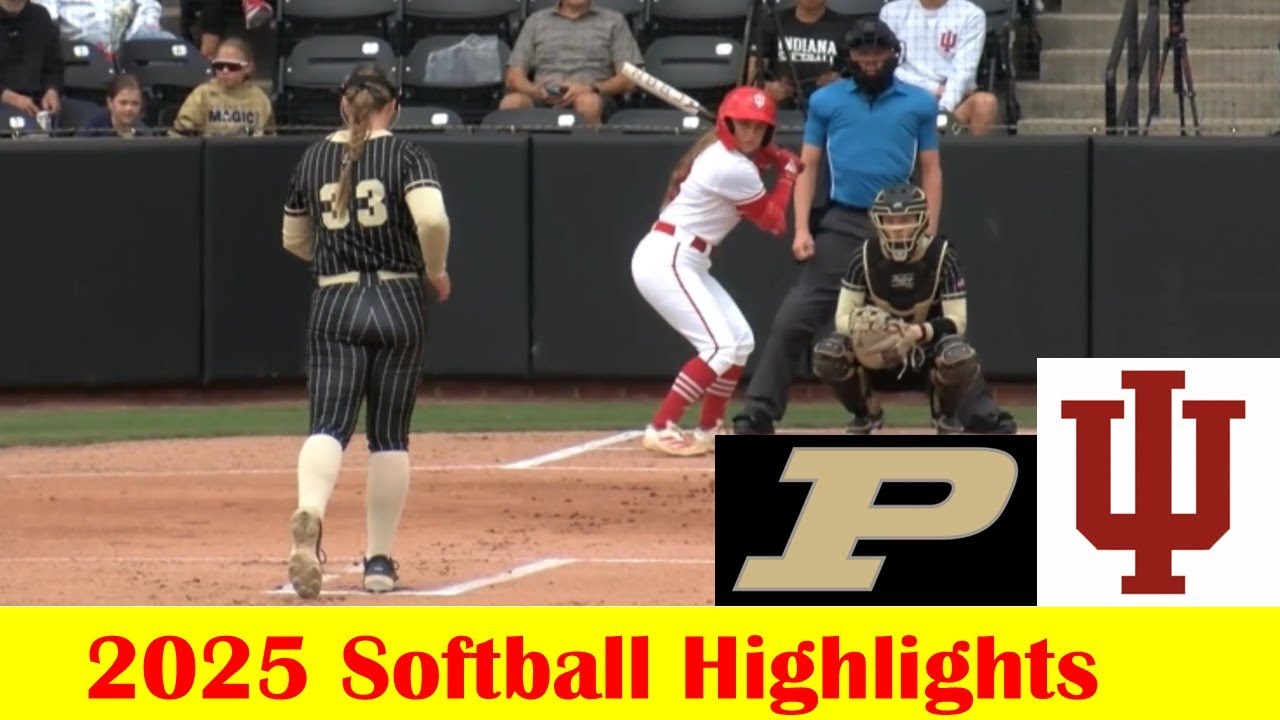 Indiana vs Purdue Softball Game 2 Highlights 5 3 2025