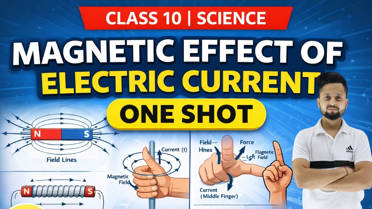 Magnetic effect of electric current  ||  one shot || Class 10 || Harry prajapati sir