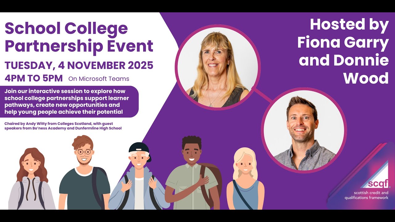 SCQF School College Partnership Event 2025