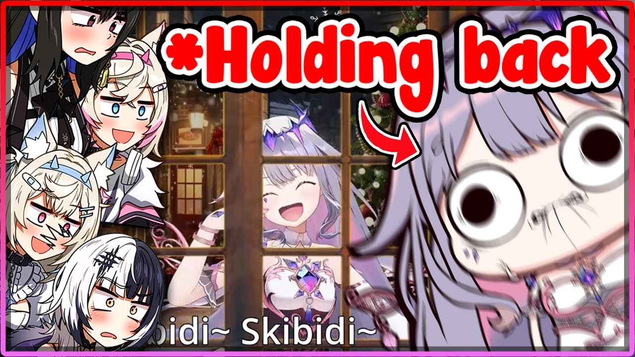 [ENG SUB/Hololive] Biboo doing her best to prevent Advent from listening her brainrot X-mas song