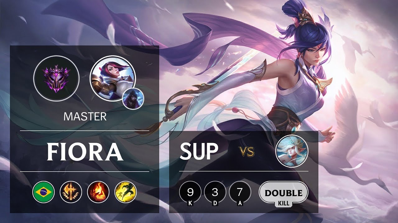 Fiora Support vs Janna - BR Master Patch 9.24