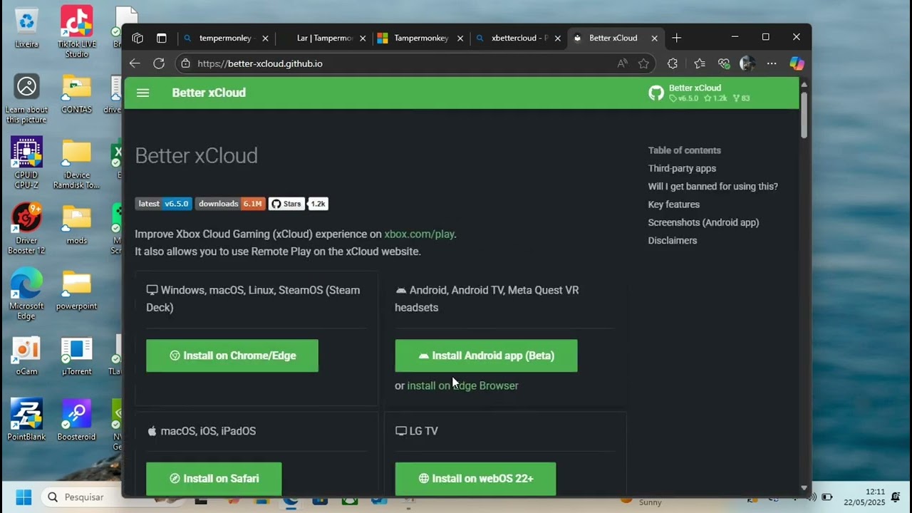 Como Instalar Better Cloud no PC - Edge ou Chrome (Atualizado 2025)