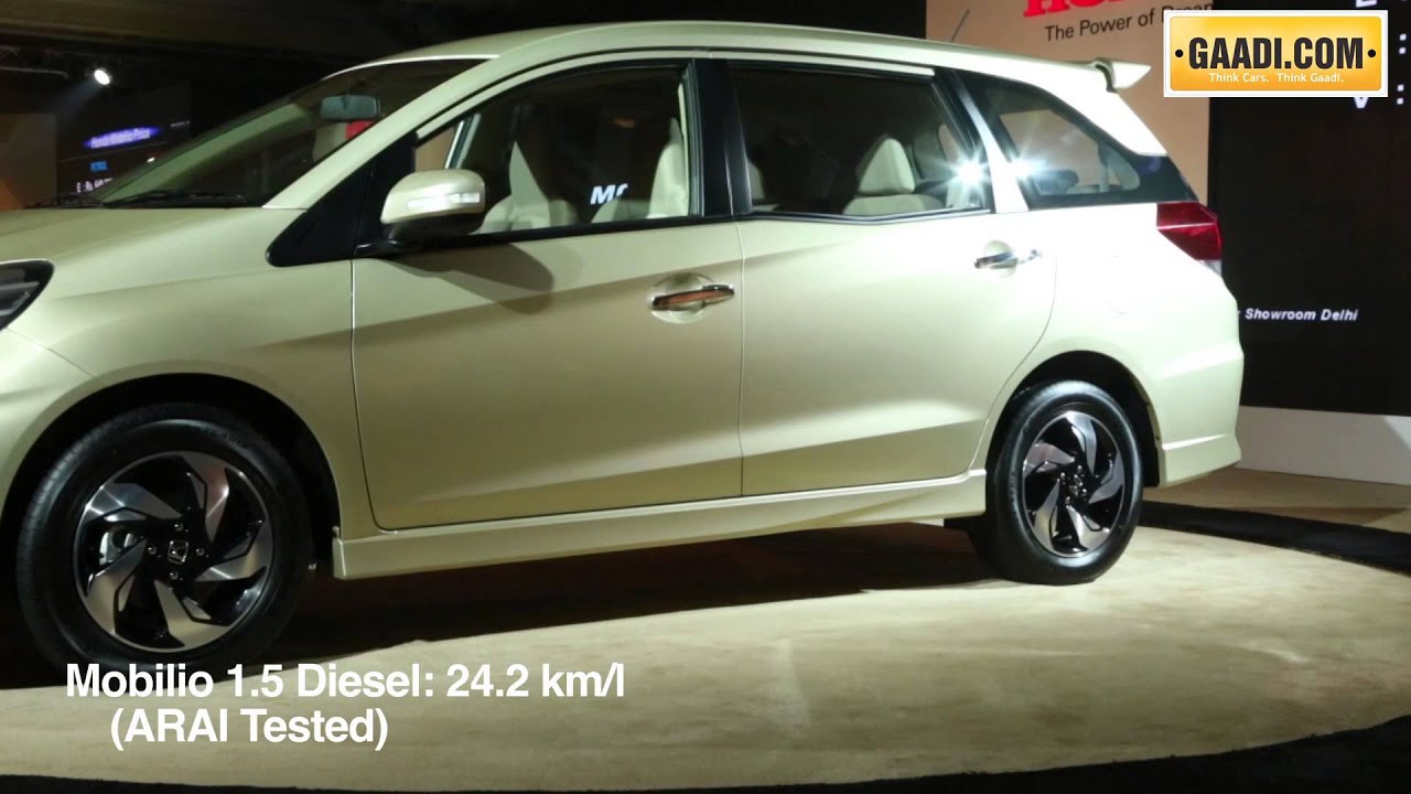 Honda Mobilio launch in India