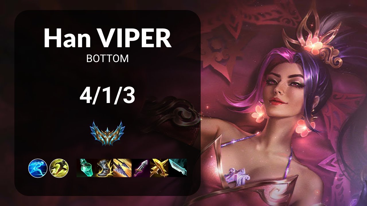 Han Viper Sivir vs Jhin BOTTOM - KR CHALLENGER Patch 15.13