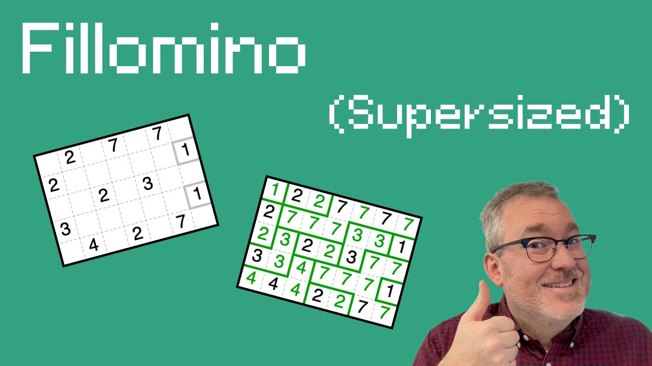 F is for… a SUPERSIZED Fillomino puzzle! (14.6)