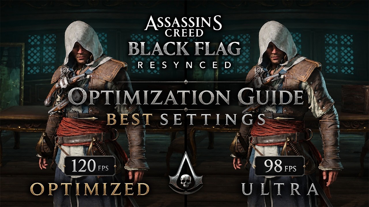 Assassin's Creed Black Flag Resynced &mdash; Руководство по оптимизации &mdash; Лучшие настройки &mdash; Низкие про...