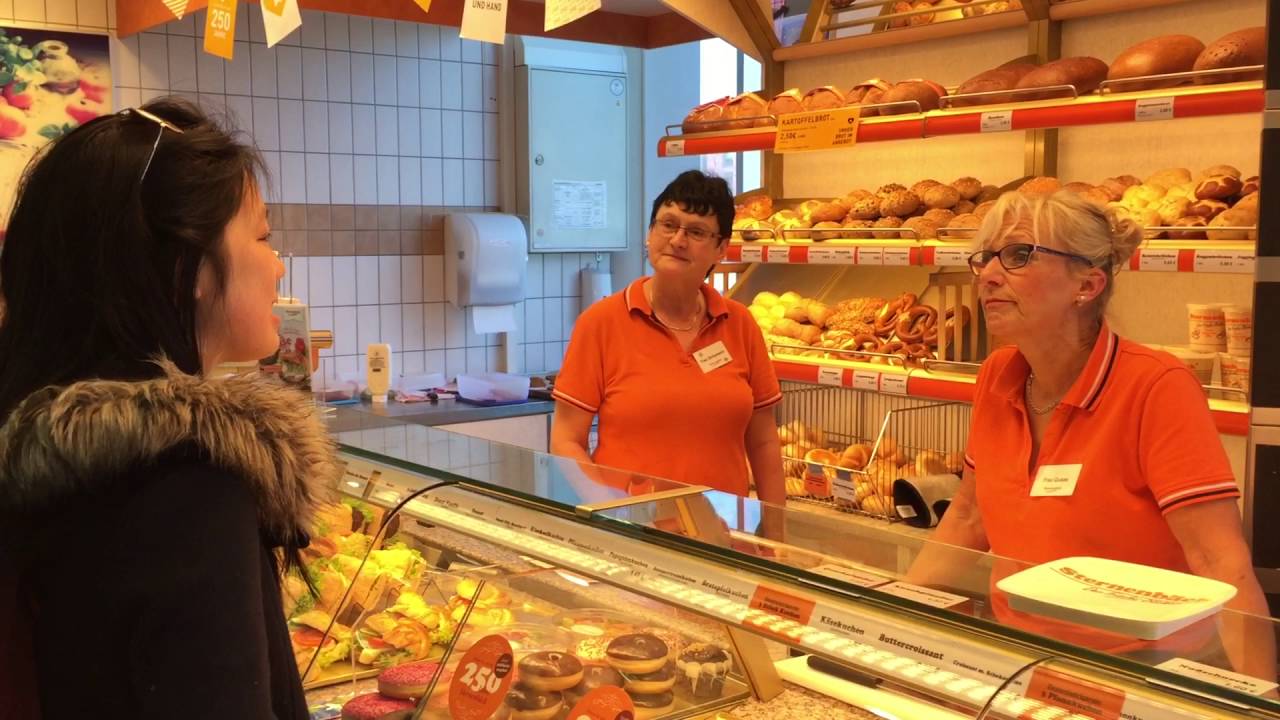 Einkaufen in der Bäckerei