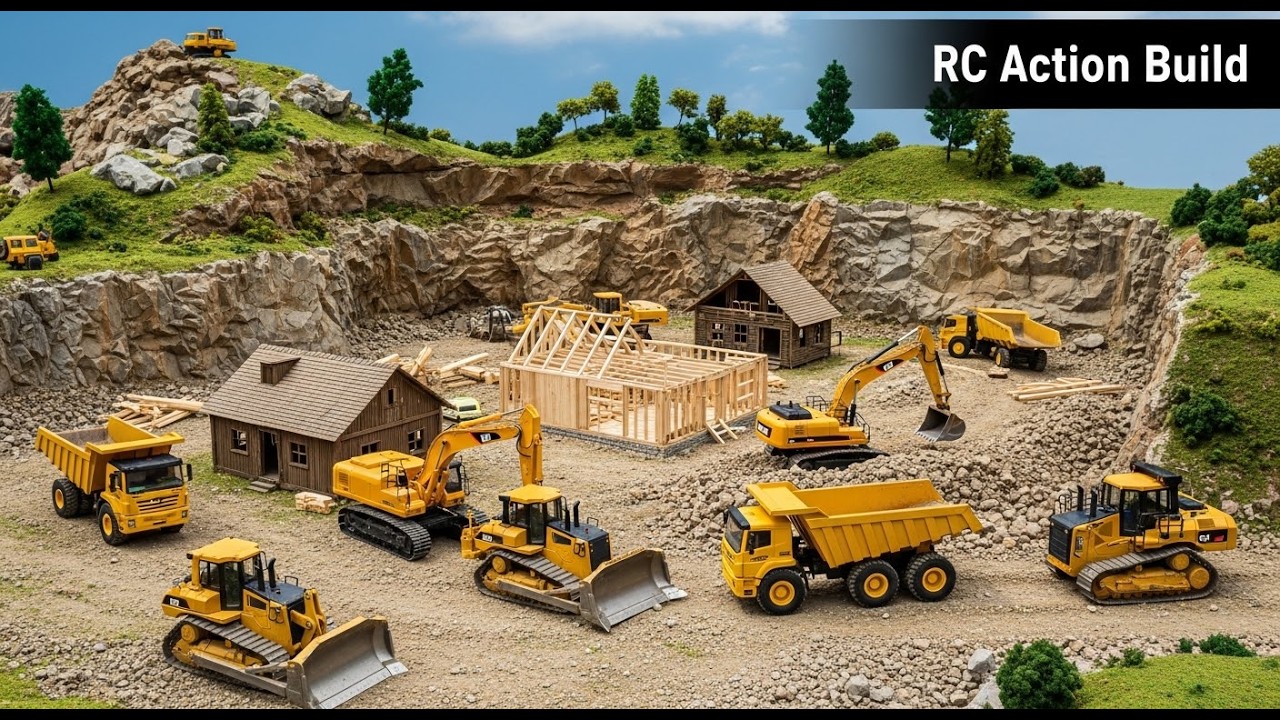 The World's Smallest Eco House Build  187 Scale RC Construction