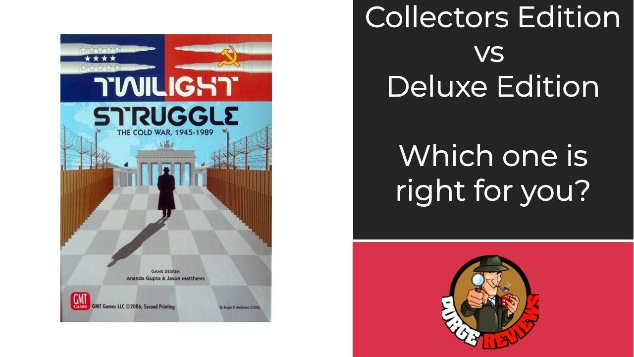 Twilight Struggle: Collectors Edition vs Deluxe Edition