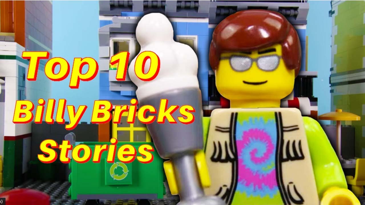 LEGO Top 10 Billy Bricks Stories STOP MOTION LEGO Police, Pizza Fail & More | LEGO | Billy Bricks