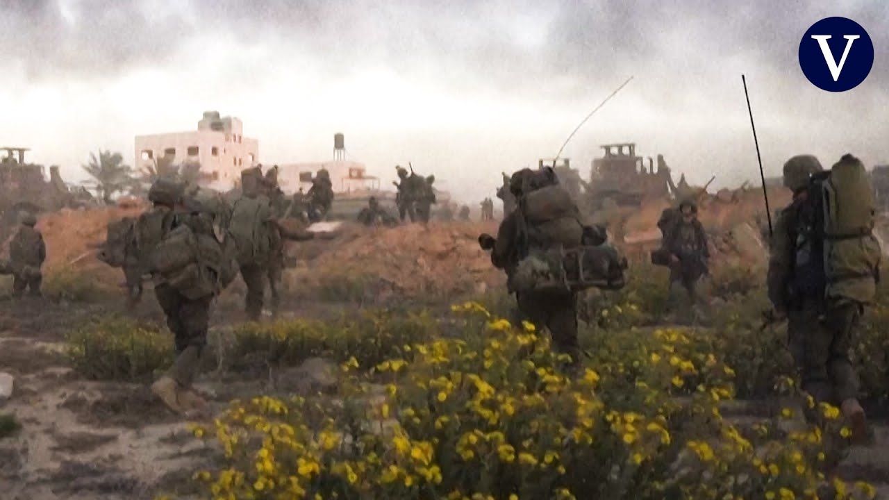 El ej&eacute;rcito de Israel publica im&aacute;genes de intensos combates terrestres contra Hamas en Gaza