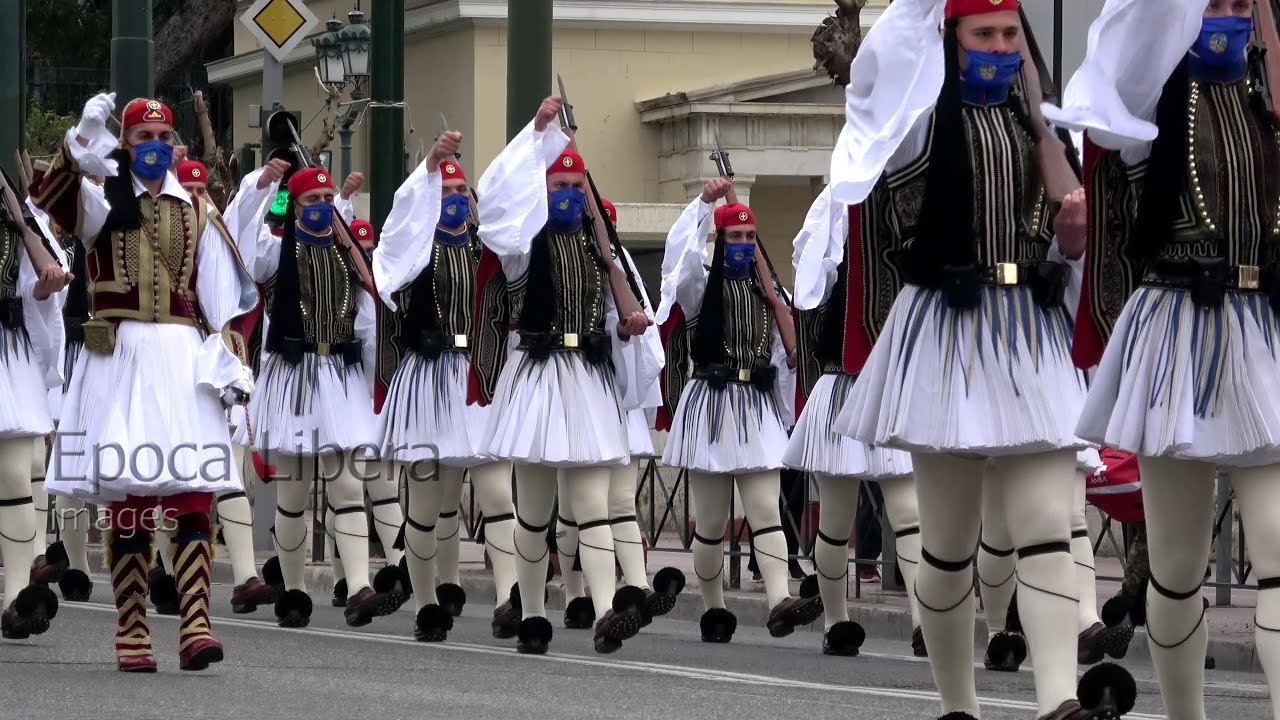 The Grand Changing Of The Evzones Guard Parade (4K)