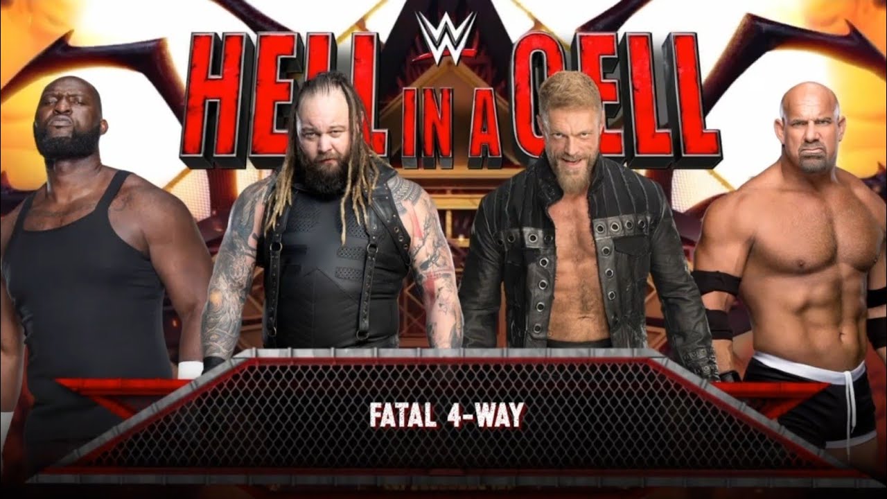 WWE 2K23: БРЕЙ УАЙАТТ против ЭДЖА против ОМОСА против ГОЛДБЕРГА (Dream Match) (PS4 slim)