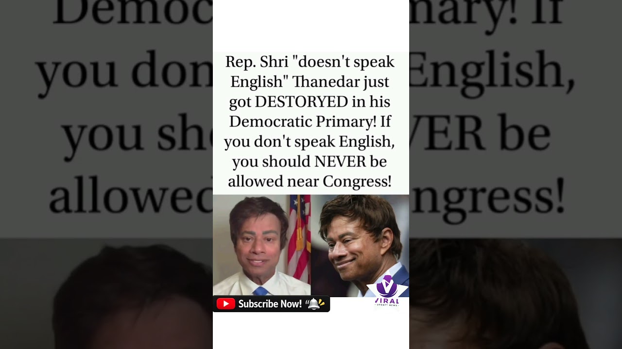 Rep. Shri Thanedar Faces Democratic Primary Defeat#USPolitics #ElectionNews