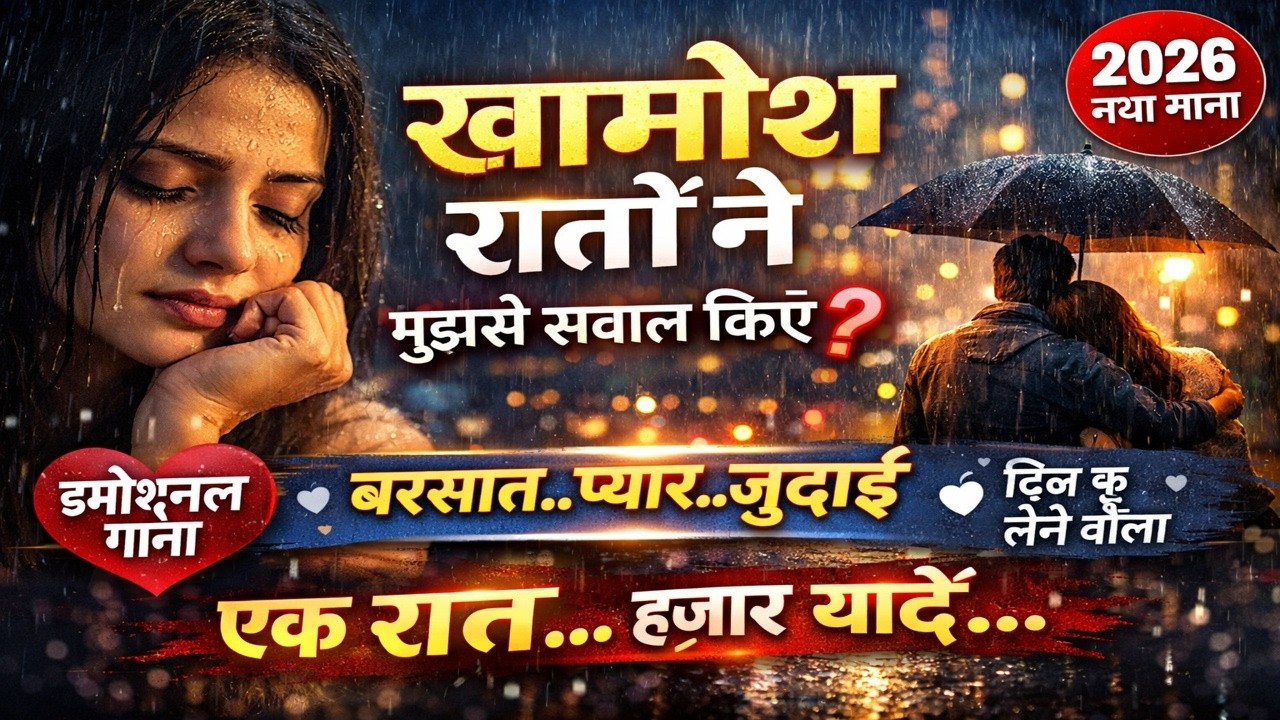 खामोश रातों ने मुझसे सवाल किए | Heart Touching |Hindi Song | Emotional | lyrics #sukooncovers