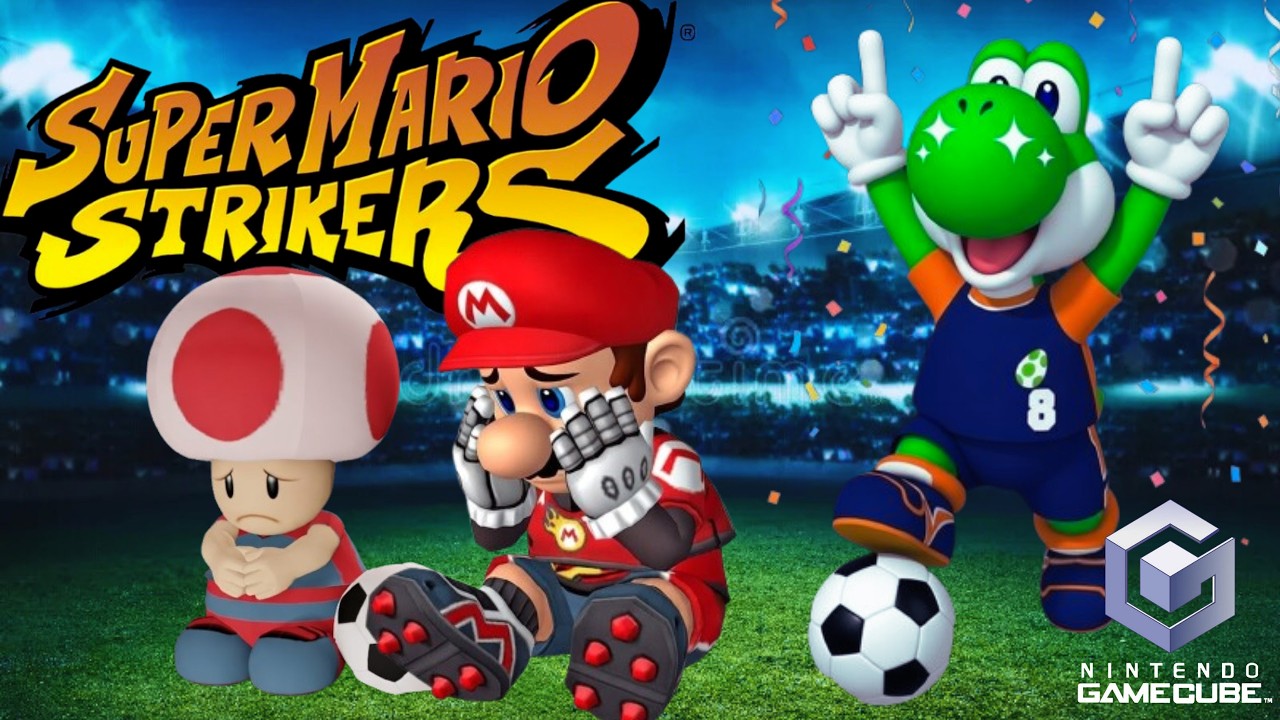 Una joya Del GameCube SUPER MARIO STRIKERS,,,Un Torneo muy complicado