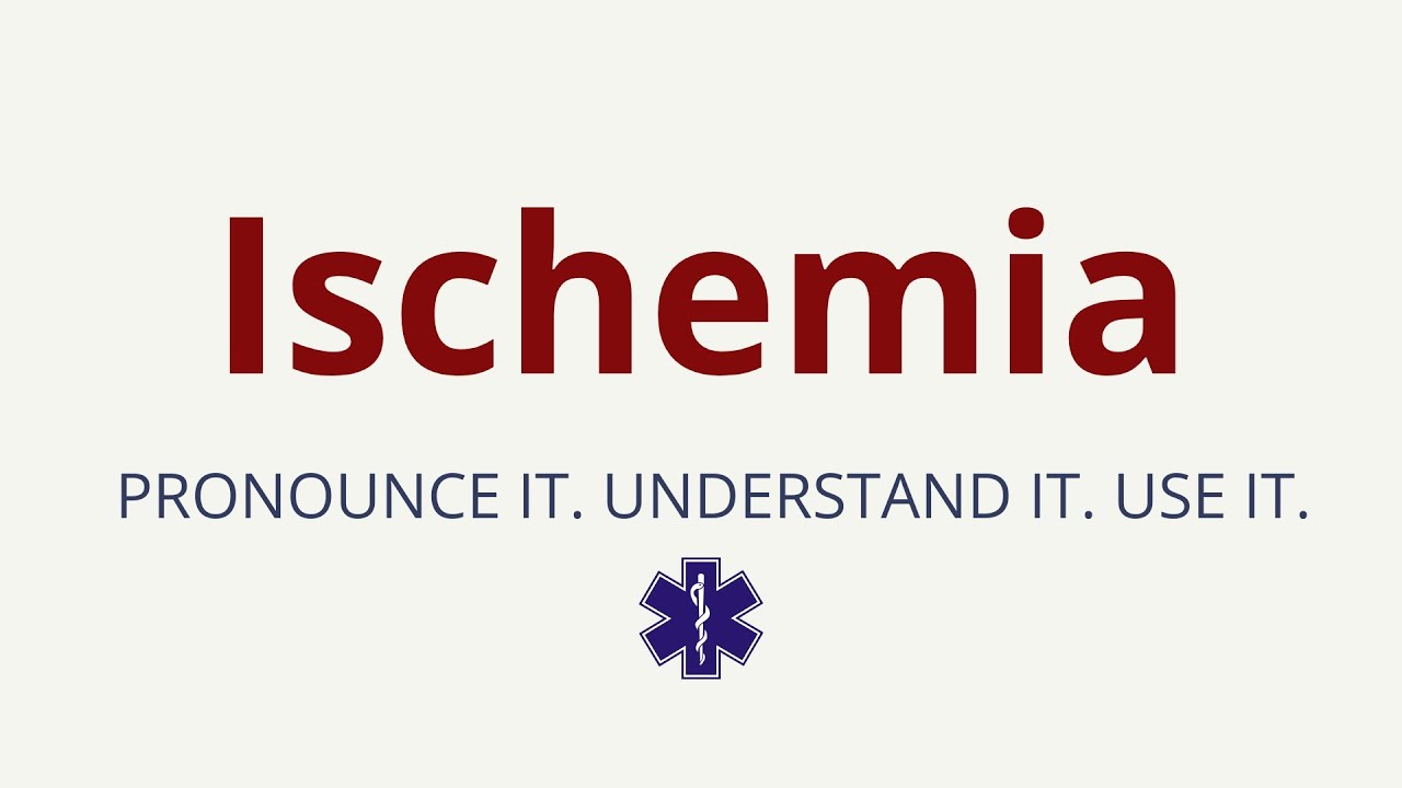 How to Pronounce Ischemia | Ischemia Pronunciation | Medical Terms