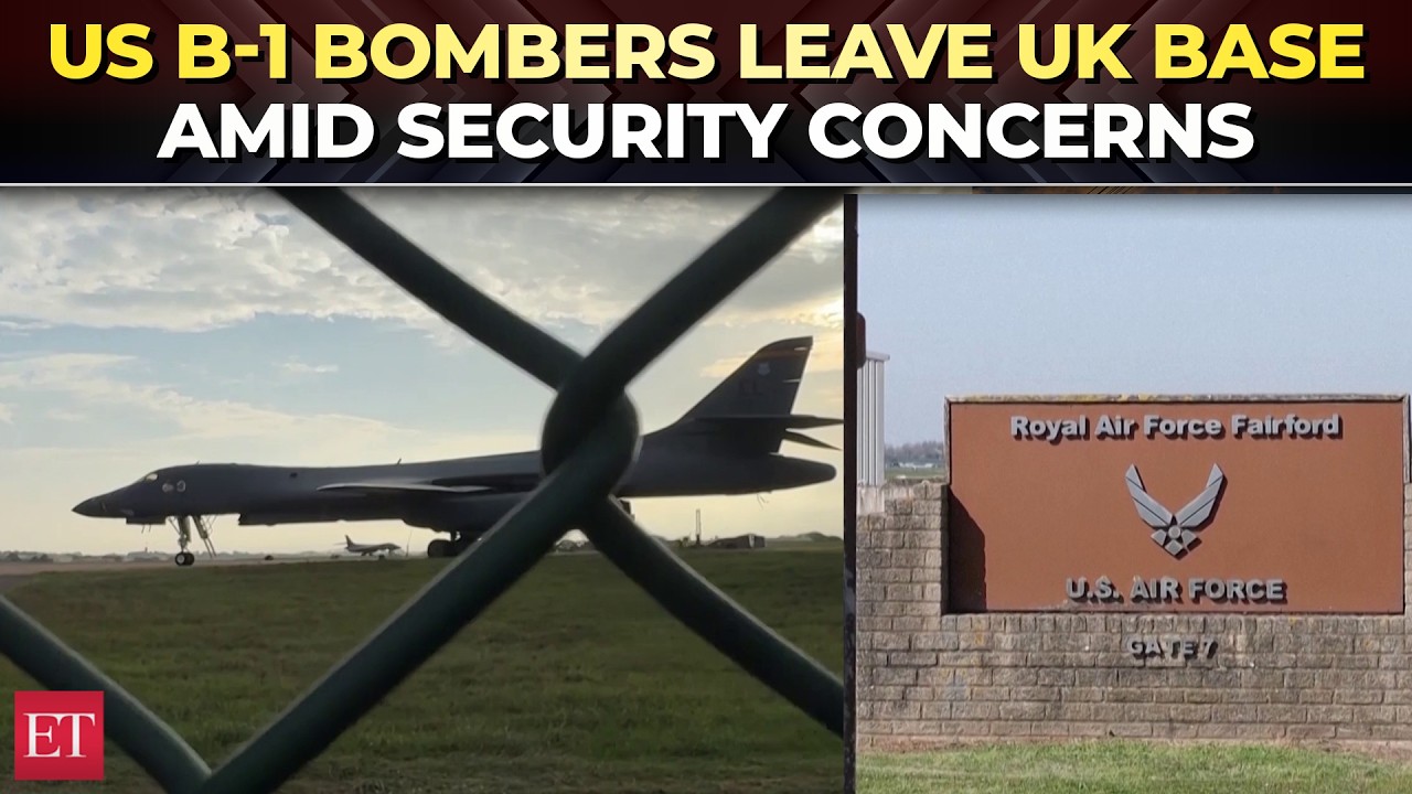 US withdraws B-1 bombers from UK base after RAF Fairford terror attack probe