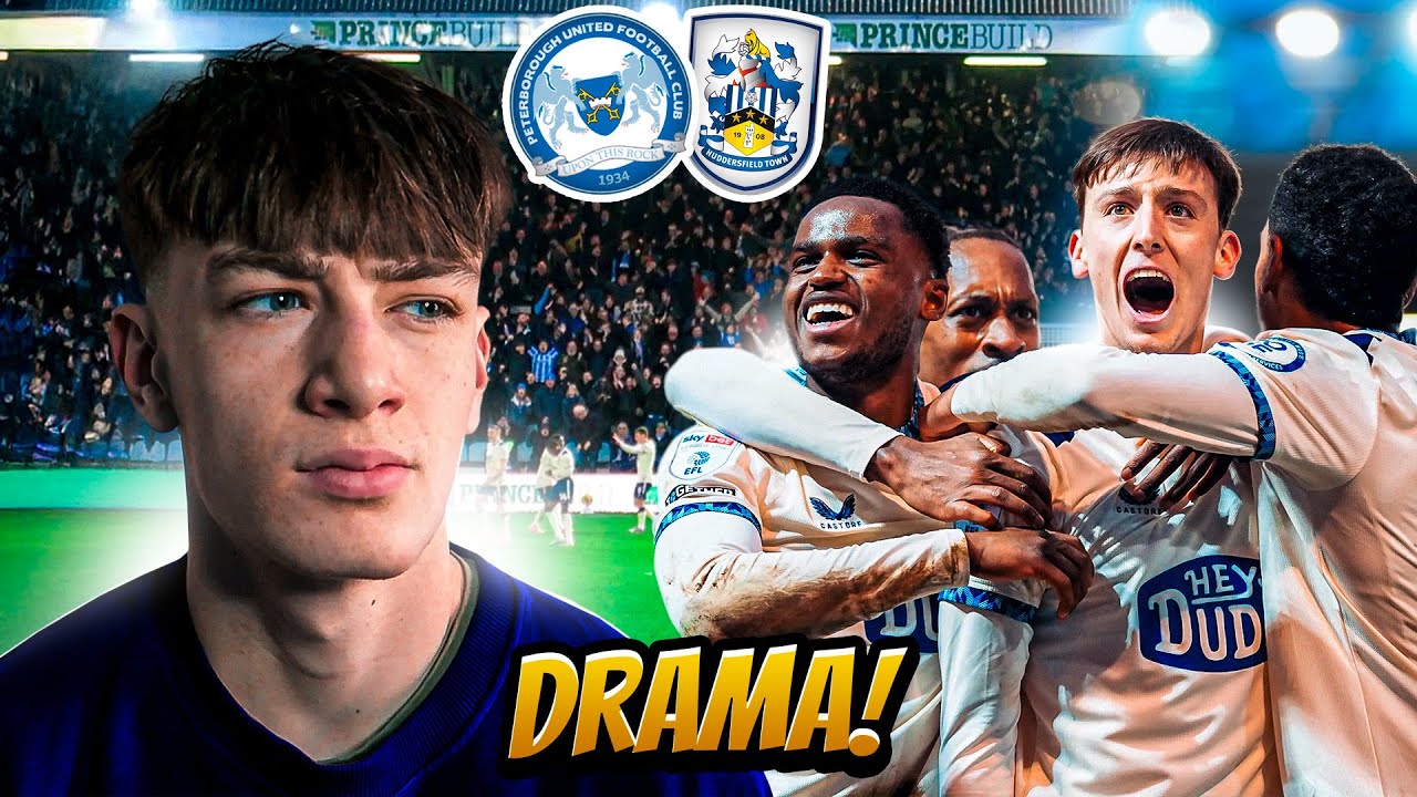 LATE SCENES & 89TH MINUTE WINNER! PETERBOROUGH UNITED vs HUDDERSFIELD TOWN