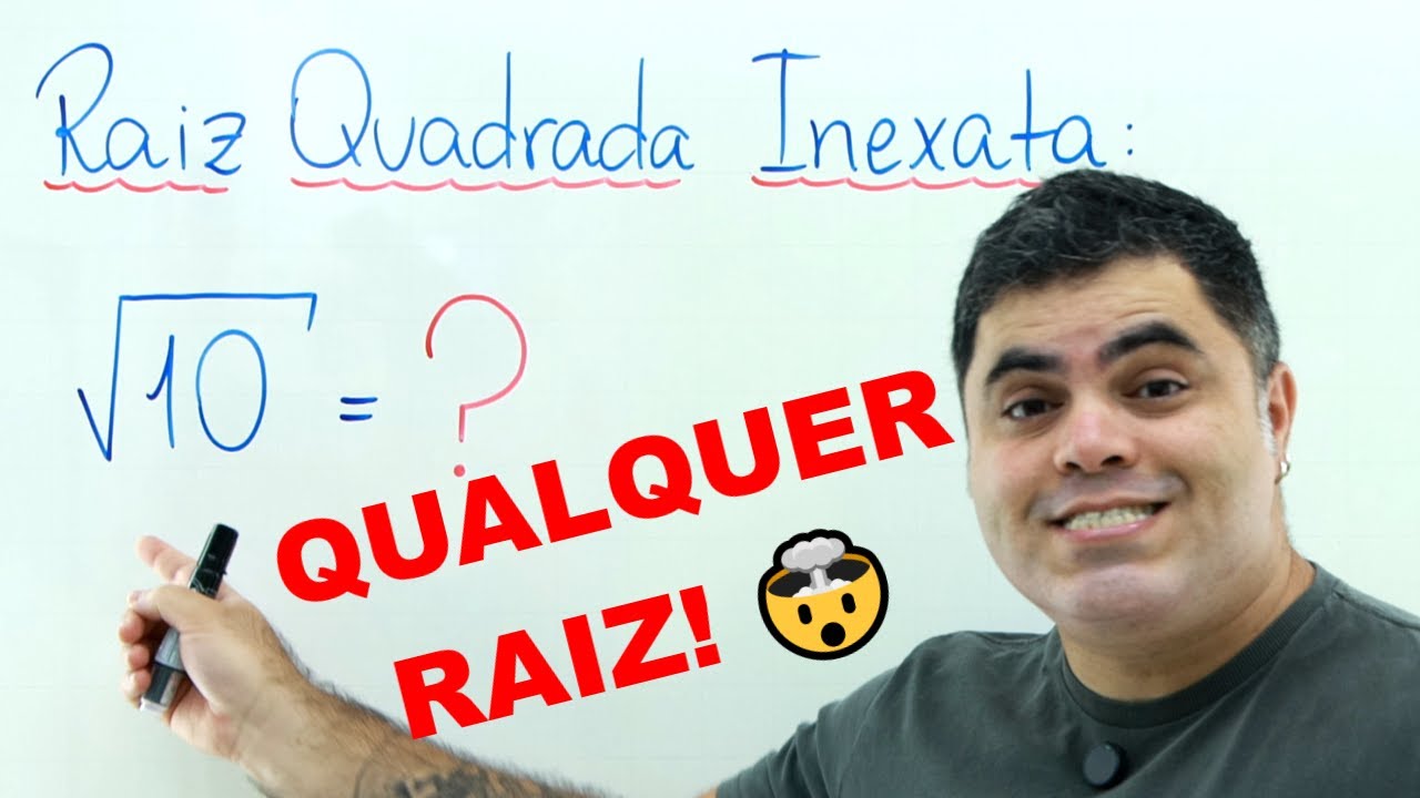 🤯 Como Calcular QUALQUER RAIZ QUADRADA NÃO EXATA rapidamente com este TRUQUE MATEMÁTICO!
