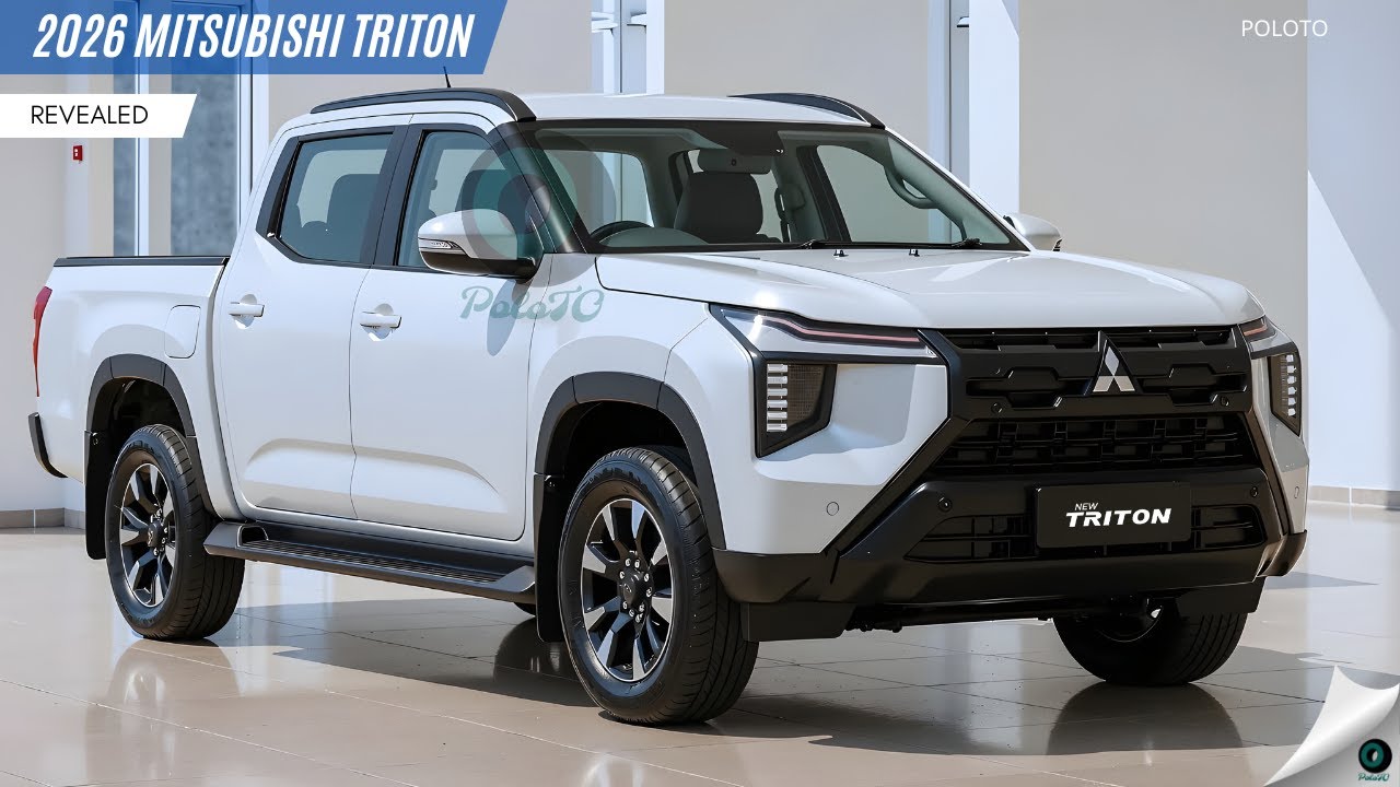 Первый взгляд! 2026 Mitsubishi Triton раскрыл - с новым видом, который более привлекателен!