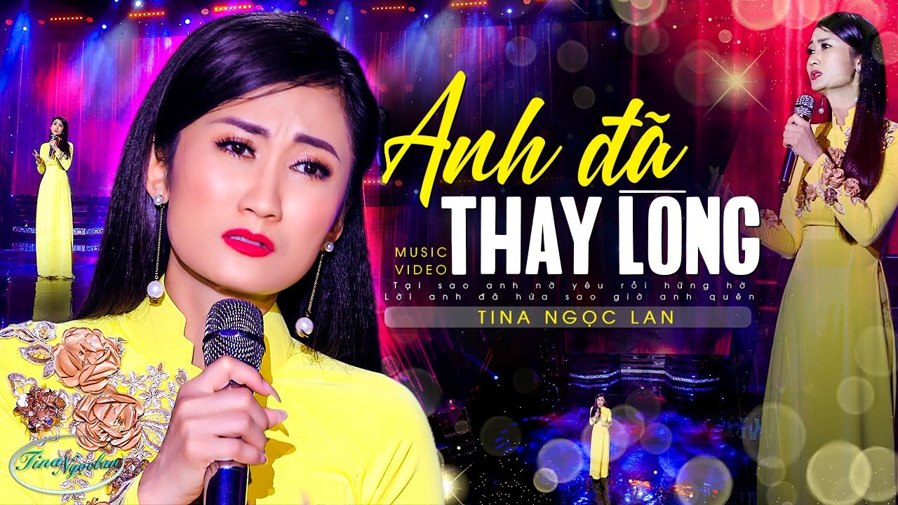 Anh Đã Thay Lòng - Tina Ngọc Lan | Official 4K MV | Tuyệt Phẩm Bolero Trữ Tình Buồn Thấu Tim