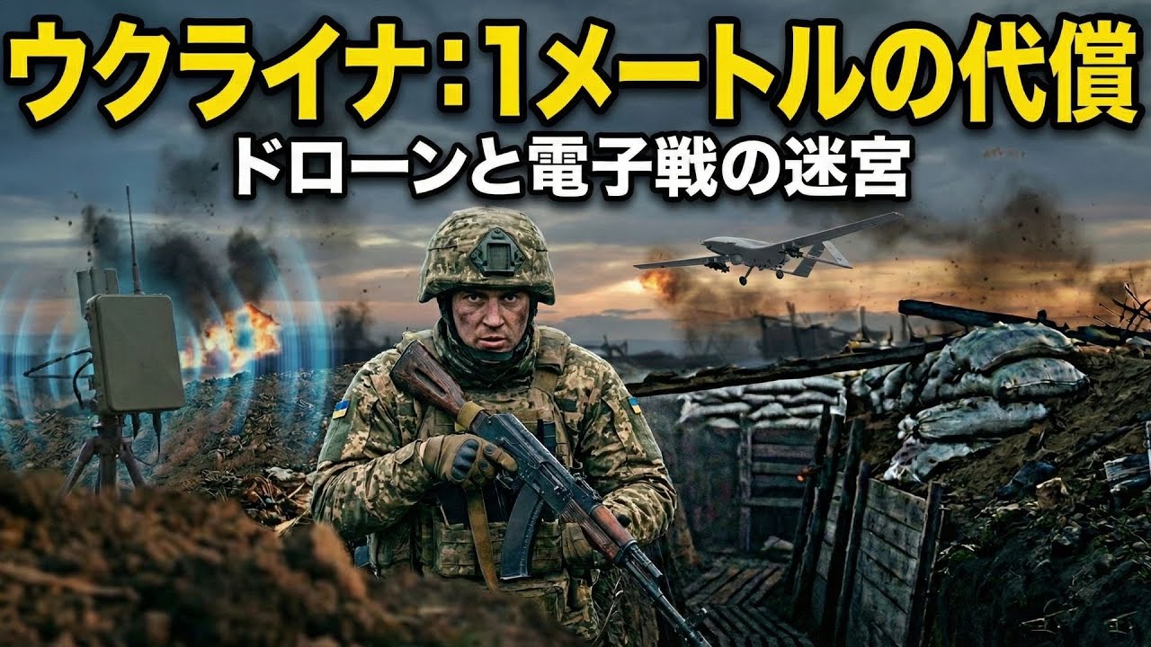現代の地獄：ドローンと電子戦が支配する塹壕をウクライナ軍はいかに攻略するのか？その壮絶な戦術 #武器 #先端兵器 #戦闘機 #軍事装備 #軍事知識 #ウクライナ戦争  6