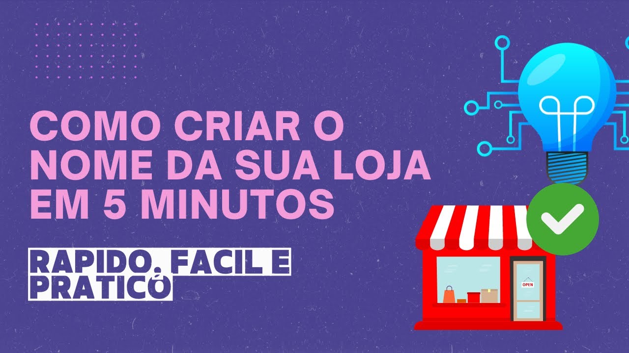 COMO CRIAR O NOME DA SUA  LOJA VIRTUAL EM APENAS 5 MINUTOS | VOC&Ecirc; VAI SE SURPREENDER