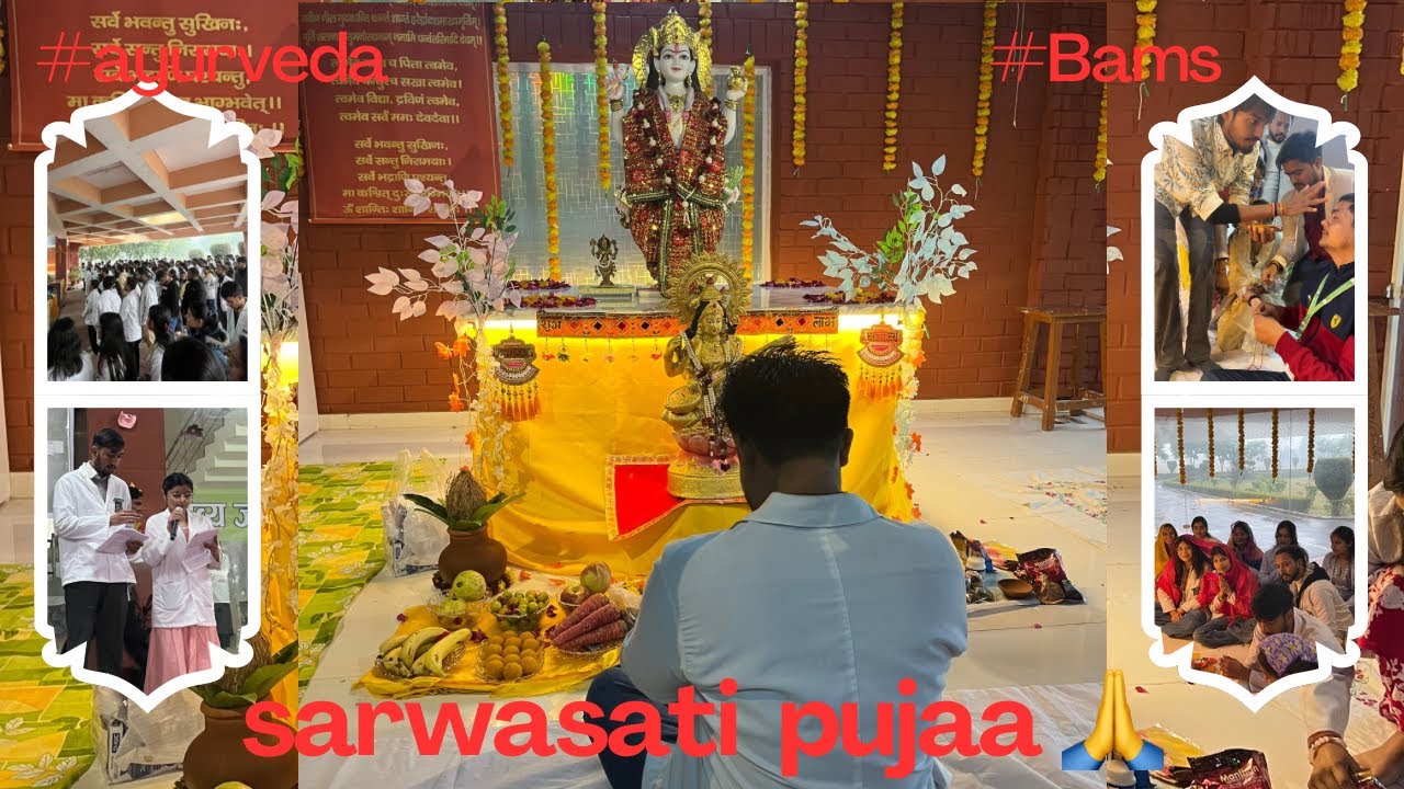  1st time Basant panchmi celebrated in my BAMS college #bamscollege #medicalcollege #djamc #rrk 