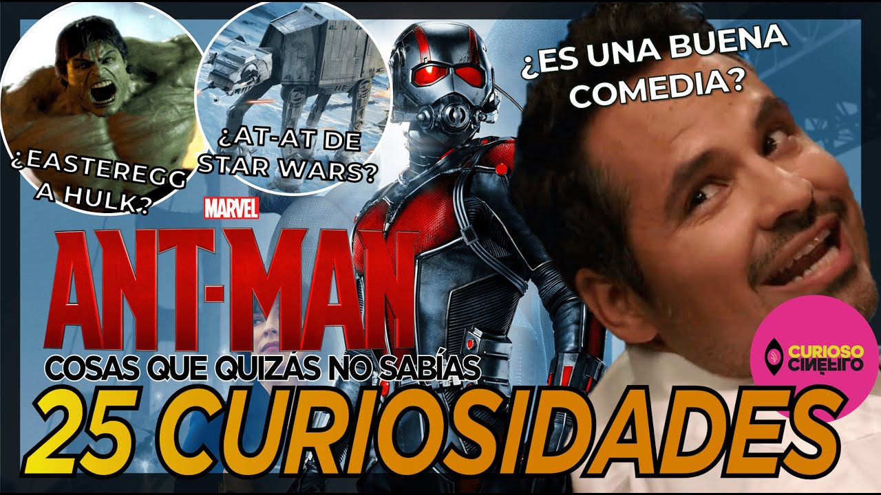 🐜👱‍♂️ 25 Curiosidades de ANT-MAN (2015) 🐝​👨‍🦲 ​​| Cosas que no sabías