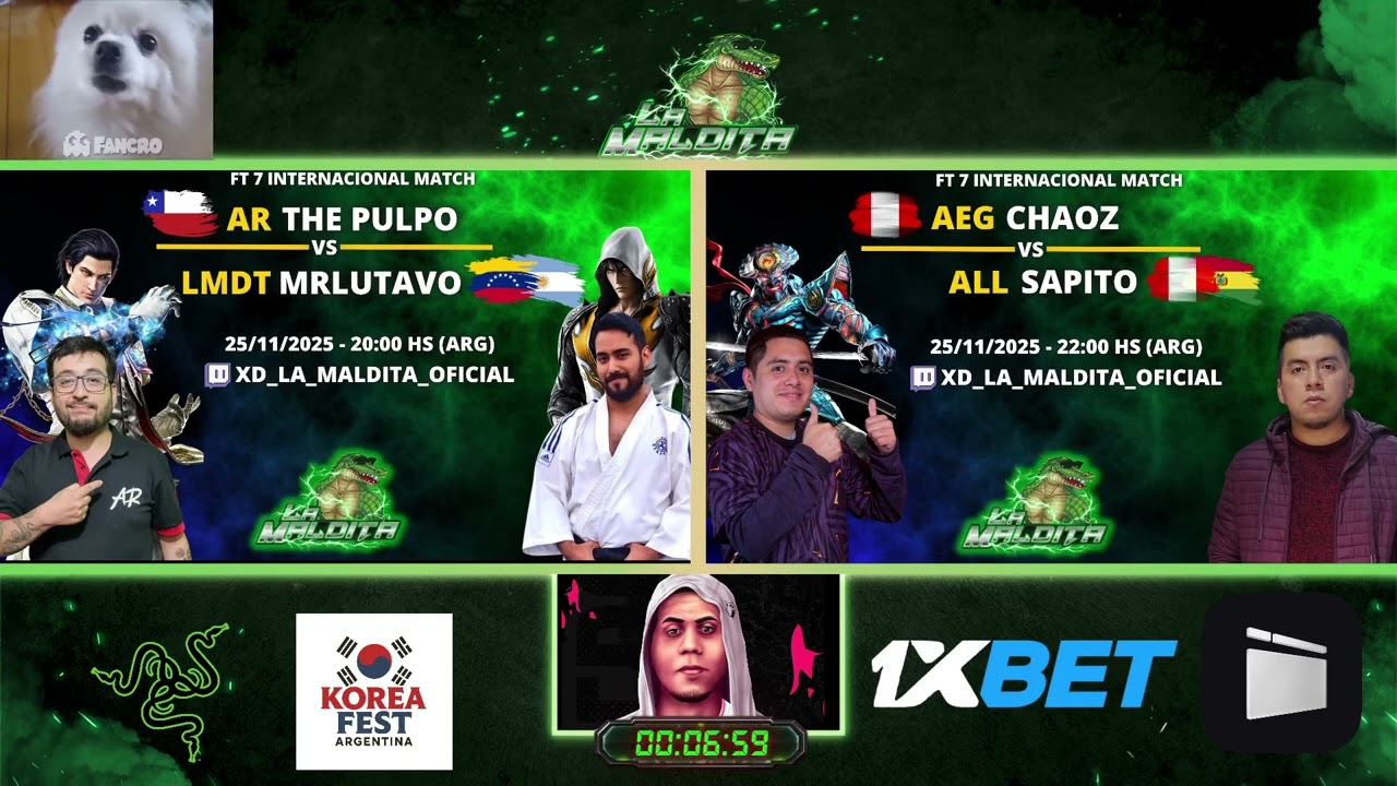 &iexcl;TEKKEN LATAM 2025! FT 7: PULPO VS LUTAVO | PEZZIMAN VS DIEGO | CHAOZ VS SAPITO