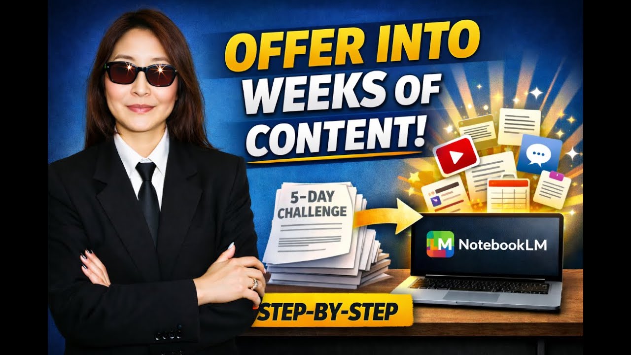 I Tested NotebookLM With My Paid Offer — The Content Ideas Were Wild