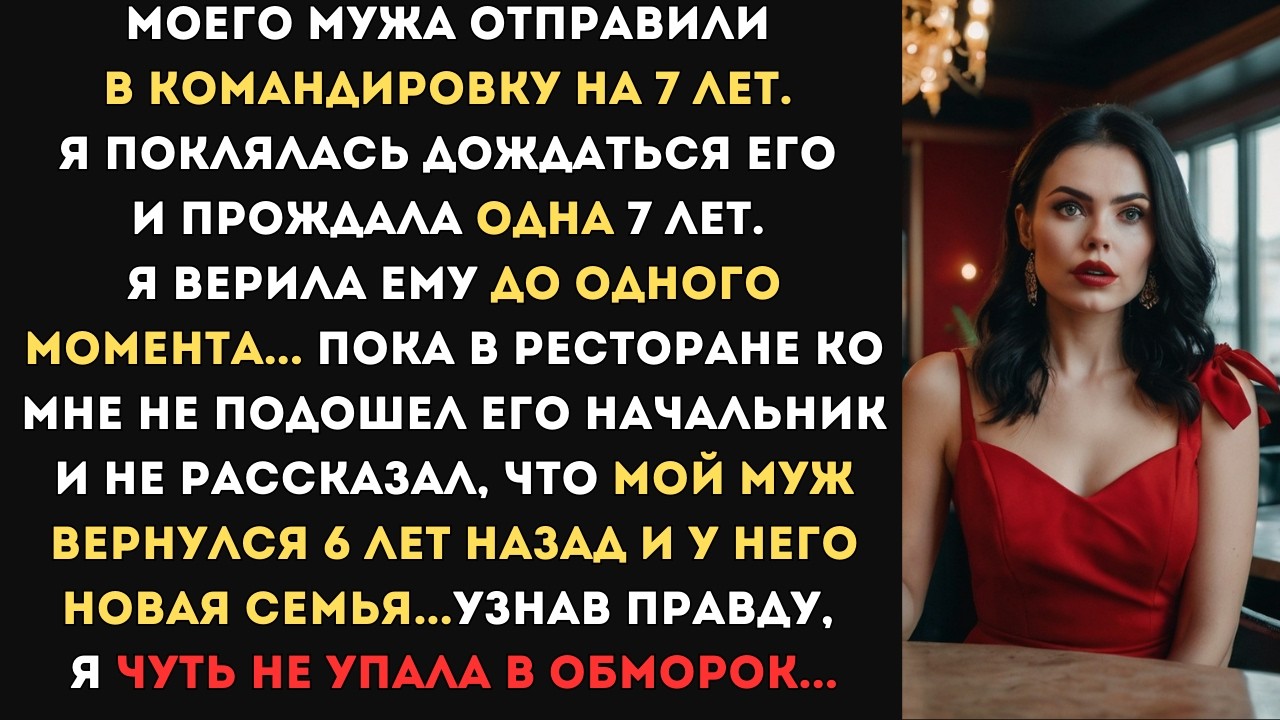 Моего мужа отправили в командировку на 7 лет. Я поклялась дождаться его и прождала одна 7 лет...