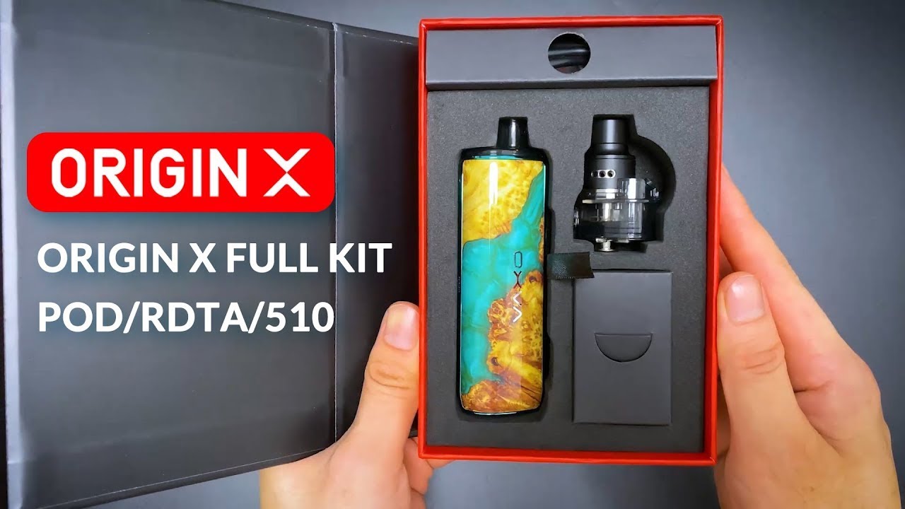 OXVA ORIGIN X Full Kit POD RDTA 510 Now Is Available!